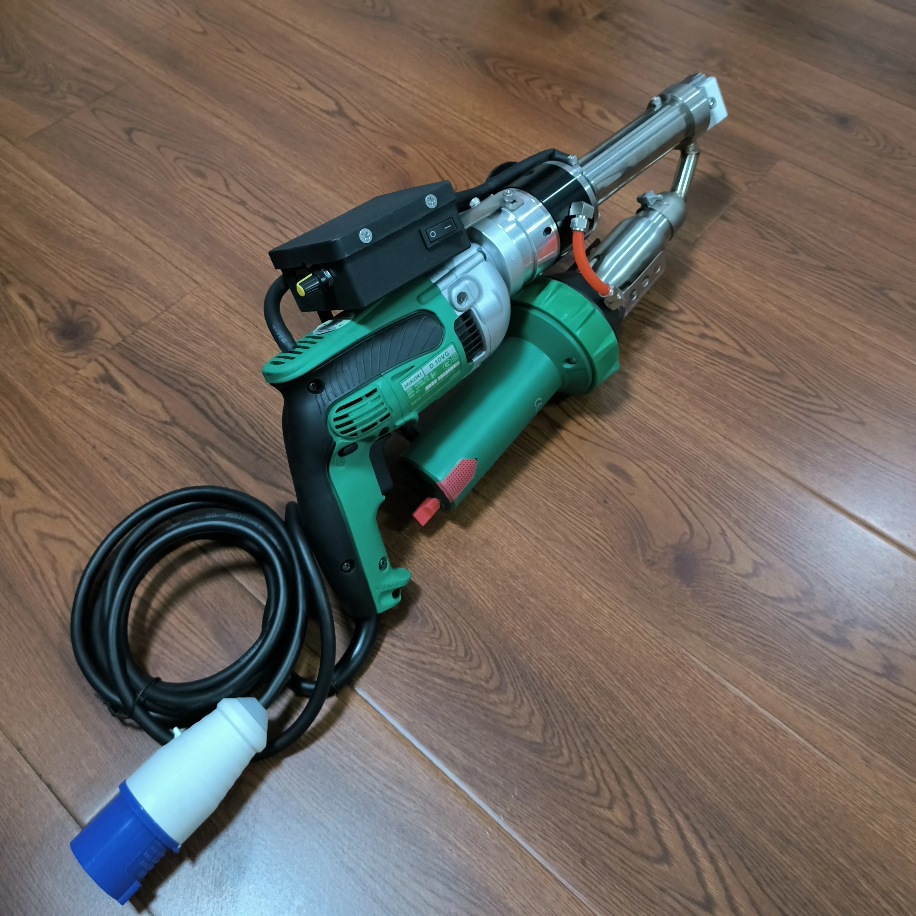 

Industrial Grade Geomembrane Extrusion Welder Handheld PVC Extrusion Welder For Tank Pipe And Sheet Fabrication