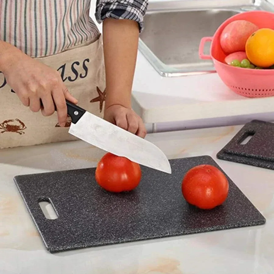 Antibacterial Imitation Marble Cutting Board Cutting Board Double-sided Classification Rolling Surface and Panel Cut Fruit