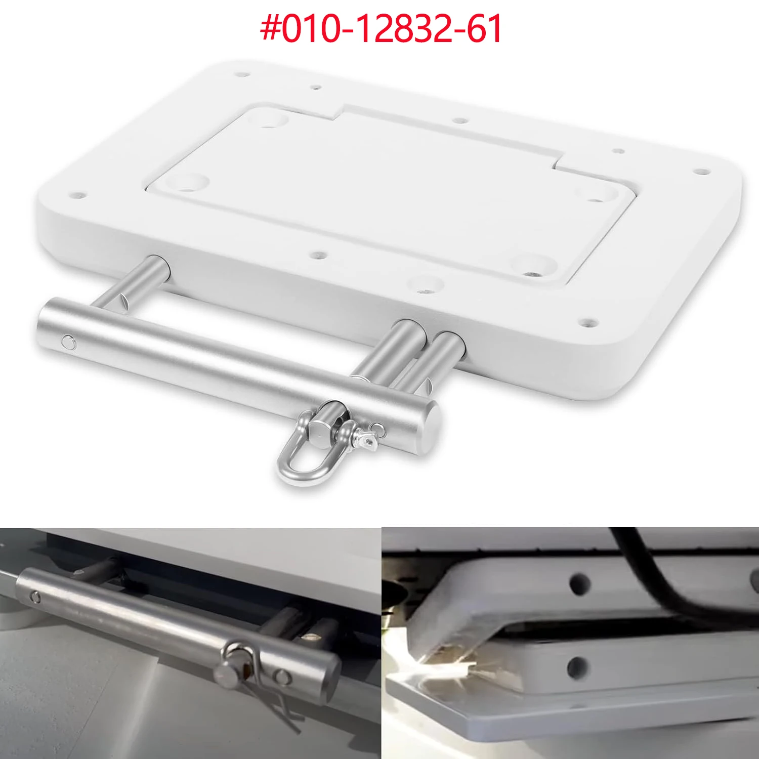 

010-12832-61 Quick Release Bracket Plate Mount Fit for Garmin Force Kraken Trolling Motor, Replace for 010-12832-60, 0100209801