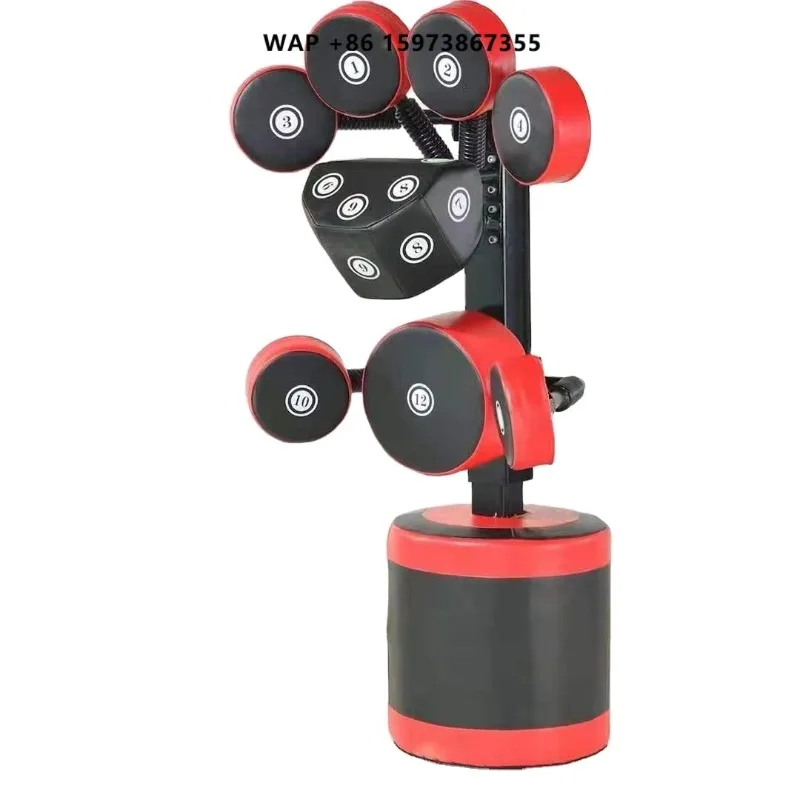 Gym Equipment Adjustable Boxing Towerfree Standing Boxing Master Multifunctional Full Target + Kick Barrel