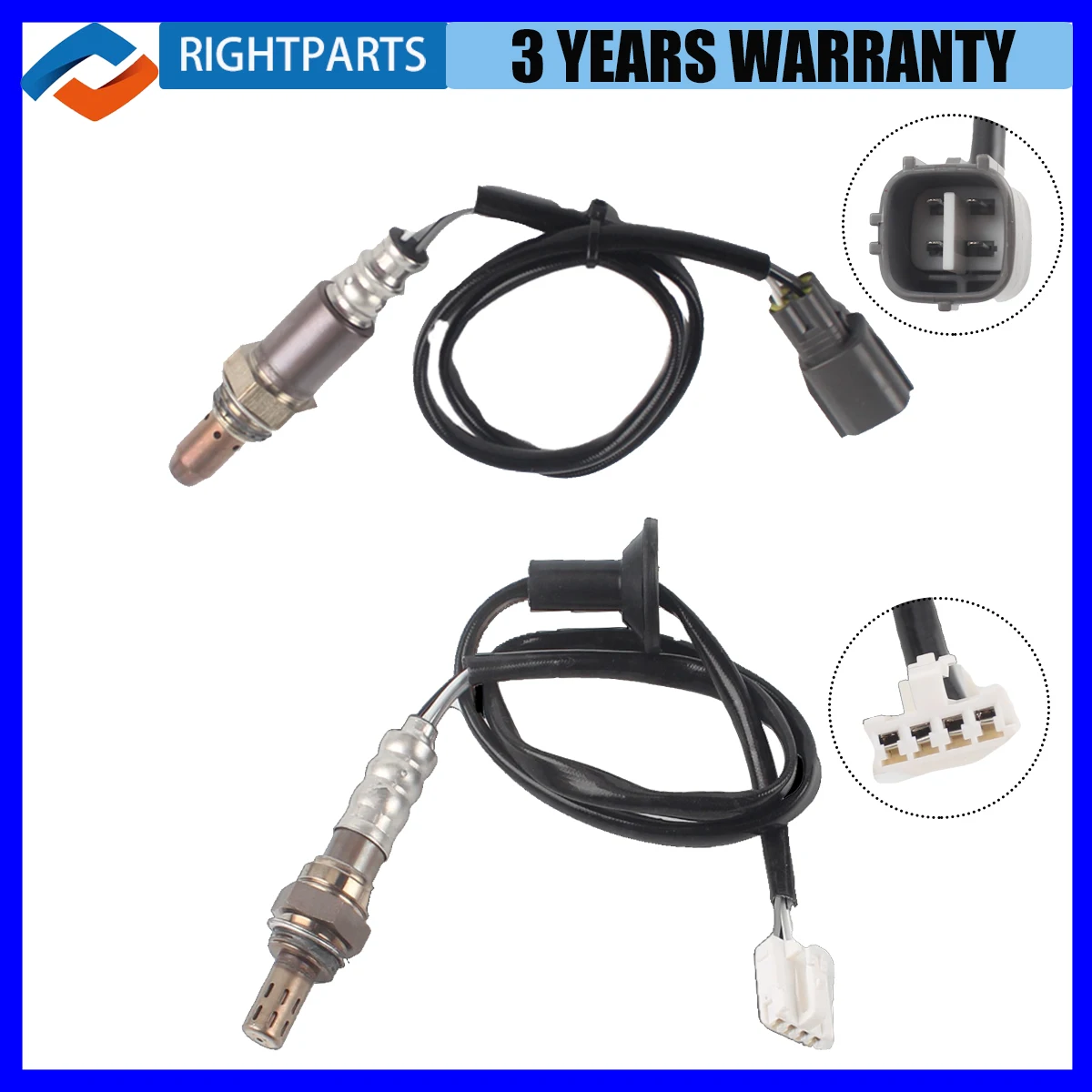 New 2pcs Upstream+Downstream Lambda Oxygen O2 Sensor For Toyota RAV4 2.4L 2004 2005 Air Fuel Ratio Sensors Car Tool