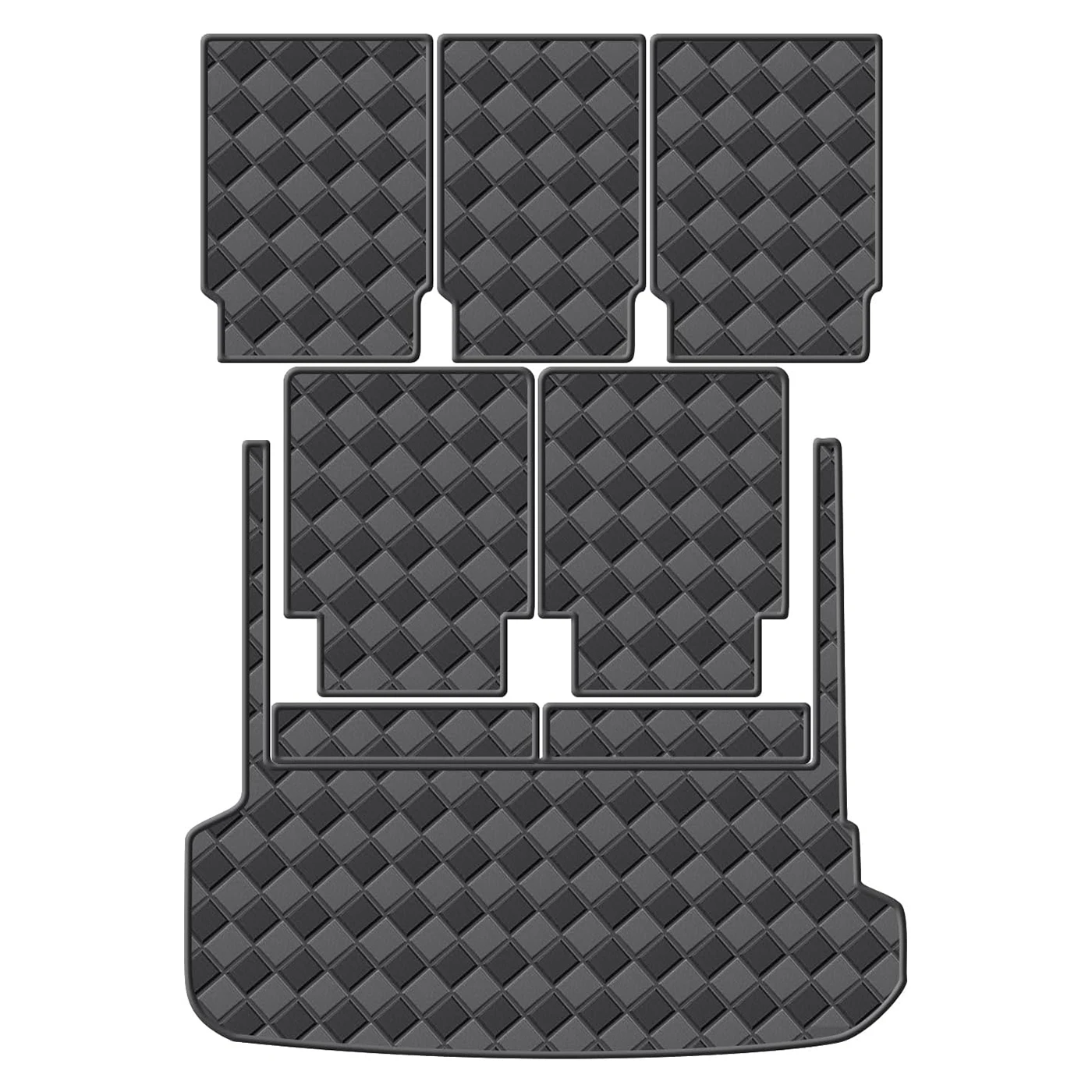 

Car Floor Trunk Cargo Mat for 2017 2025 Audi Q7 SQ7 waterproof Liner Antiwear Antidirty