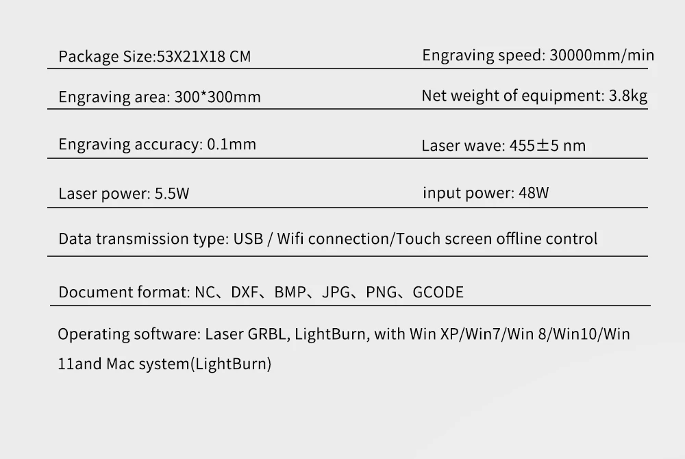 TwoTrees Laser Engraver CNC Router TTS-10/TTS-55 Pro 40W/80W Metal Laser Engraving Cutting Machine With Wifi Offline Control
