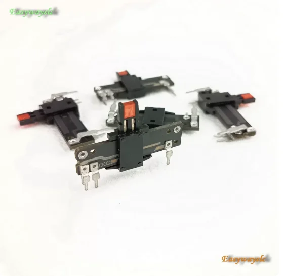 35mm B100K linear potentiometer with red LED, 5-pin single channel with center tap, power amplifier mixer fader 10pcs