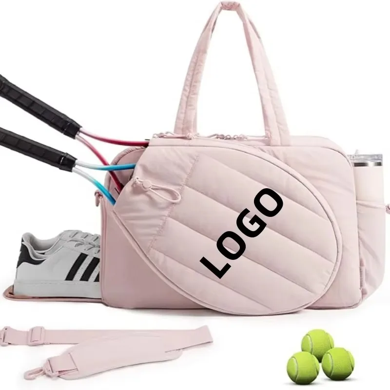 Puff Tennis Bag Sports Bag Outdoor Waterproof Training Handbag Unisex Large Capacity Racket Bag