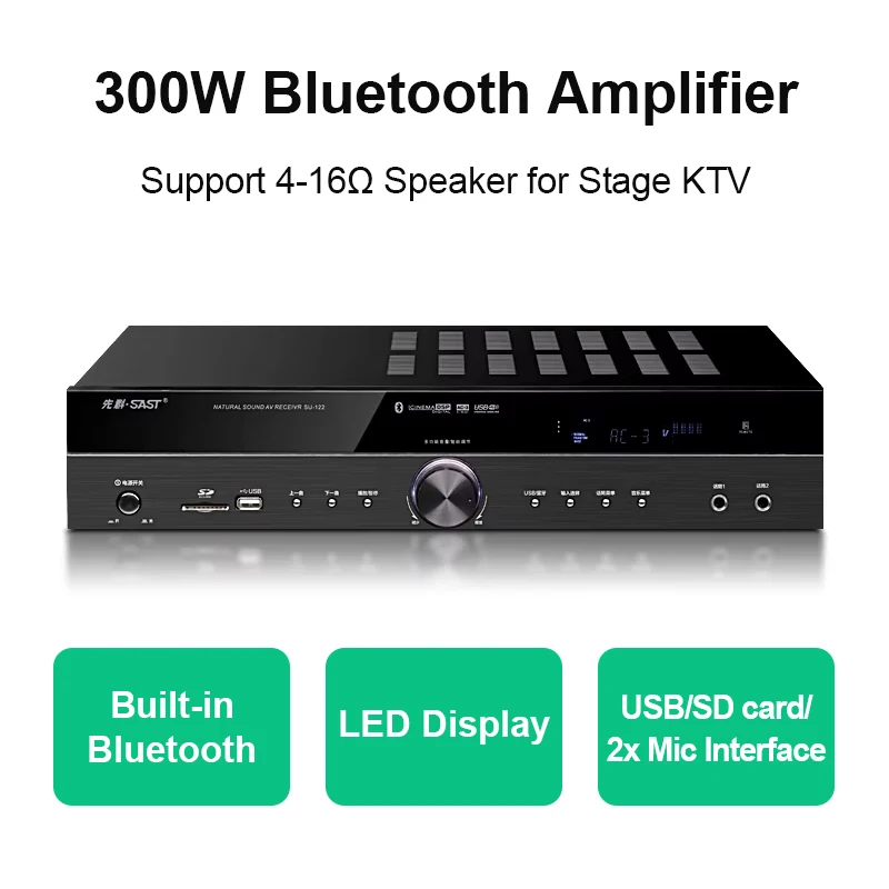 300W Sound Amplifie…