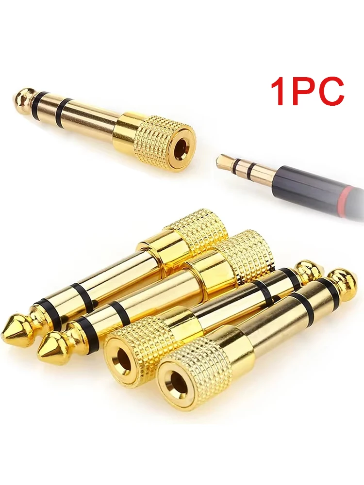 1PC Lautsprecher Stecker 6,35mm Stecker auf 3,5mm Weibliche Audio Stecker 3,5 Jack Aux Kabel für Lautsprecher gitarre Jack
