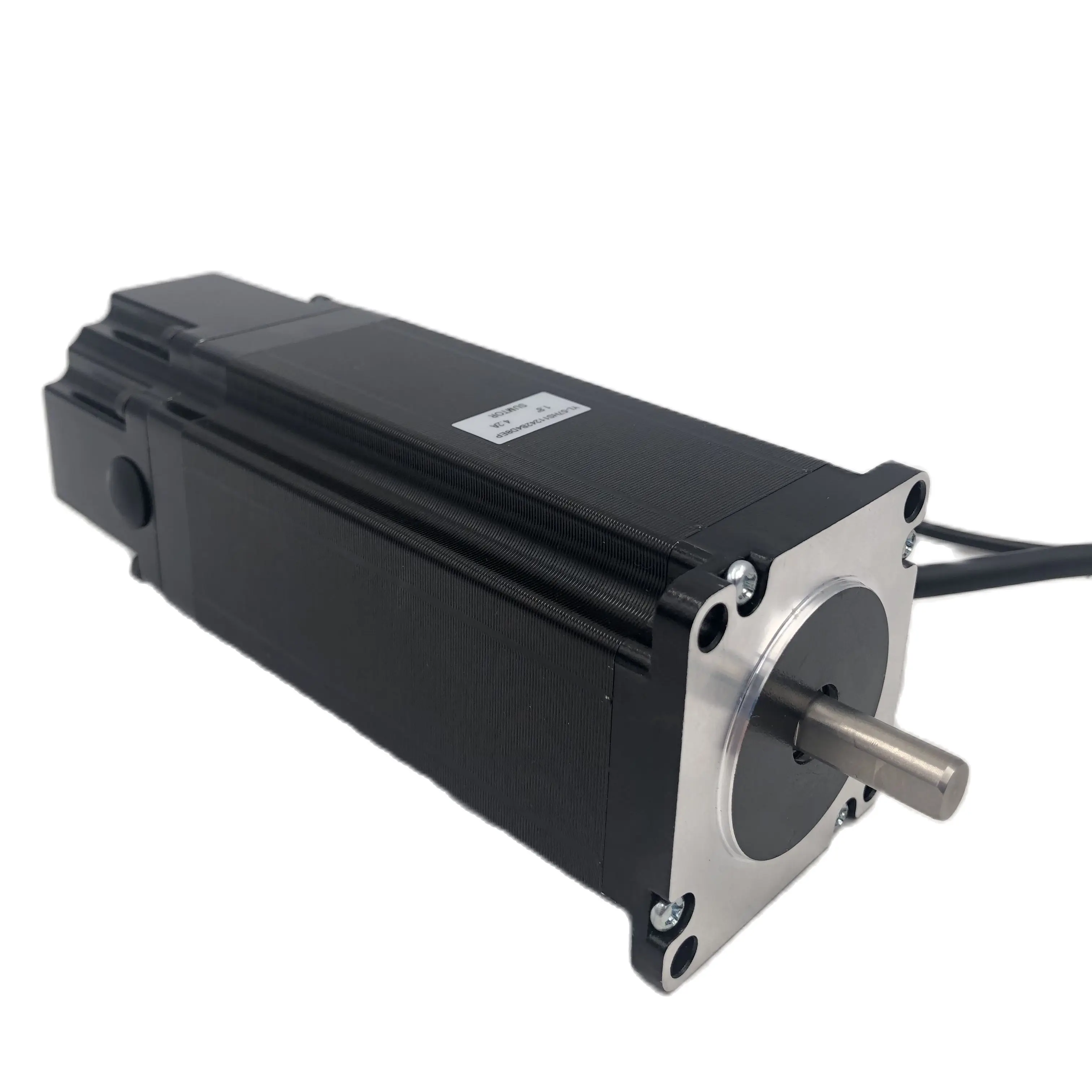 High Precision NEMA 23 Brake Stepper Motor with 24V DC 2N Brake Body Length 112mm Frame 57mm