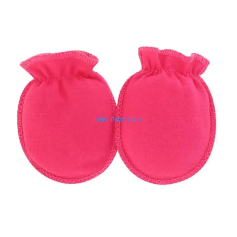 N80C 5Pairs Baby Anti-Scratch Gloves Infant Boy Girl Unisex Mittens Baby Accessories