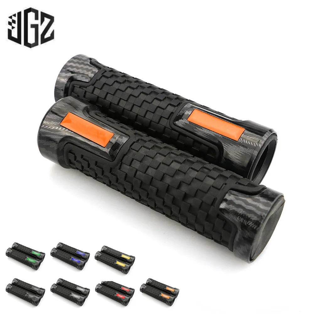 

Motorcycle 22mm Handlebar Grips Rubber Plastic Carbon Hand Grips for KTM DUKE 125 250 150 390 200 690 790 Handgrips Accessories