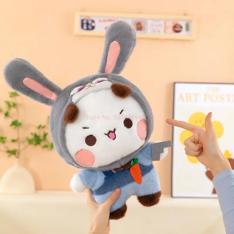 ホットセール漫画風コスチュームパンダブーブーとドゥドゥぬいぐるみ - ジュディ・ホップス＆イェール・ニック・ワイルド＆ブーブーぬいぐるみ、かわいい誕生日プレゼント