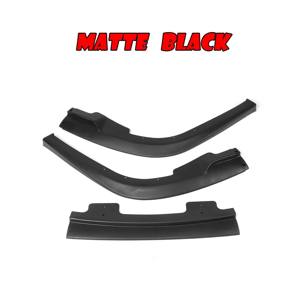 Front Bumper Splitter Lip for Subaru Impreza WRX Sti S204 2006 2007Spoiler Splitter Deflector Lips BodyKit Front Shovel Surround