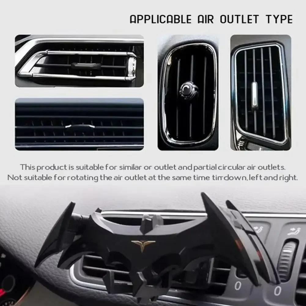Auto Bat Hero Gravity Auto Telefon Halter Air Vent Nav Unterstützung Dekor – Detail 12
