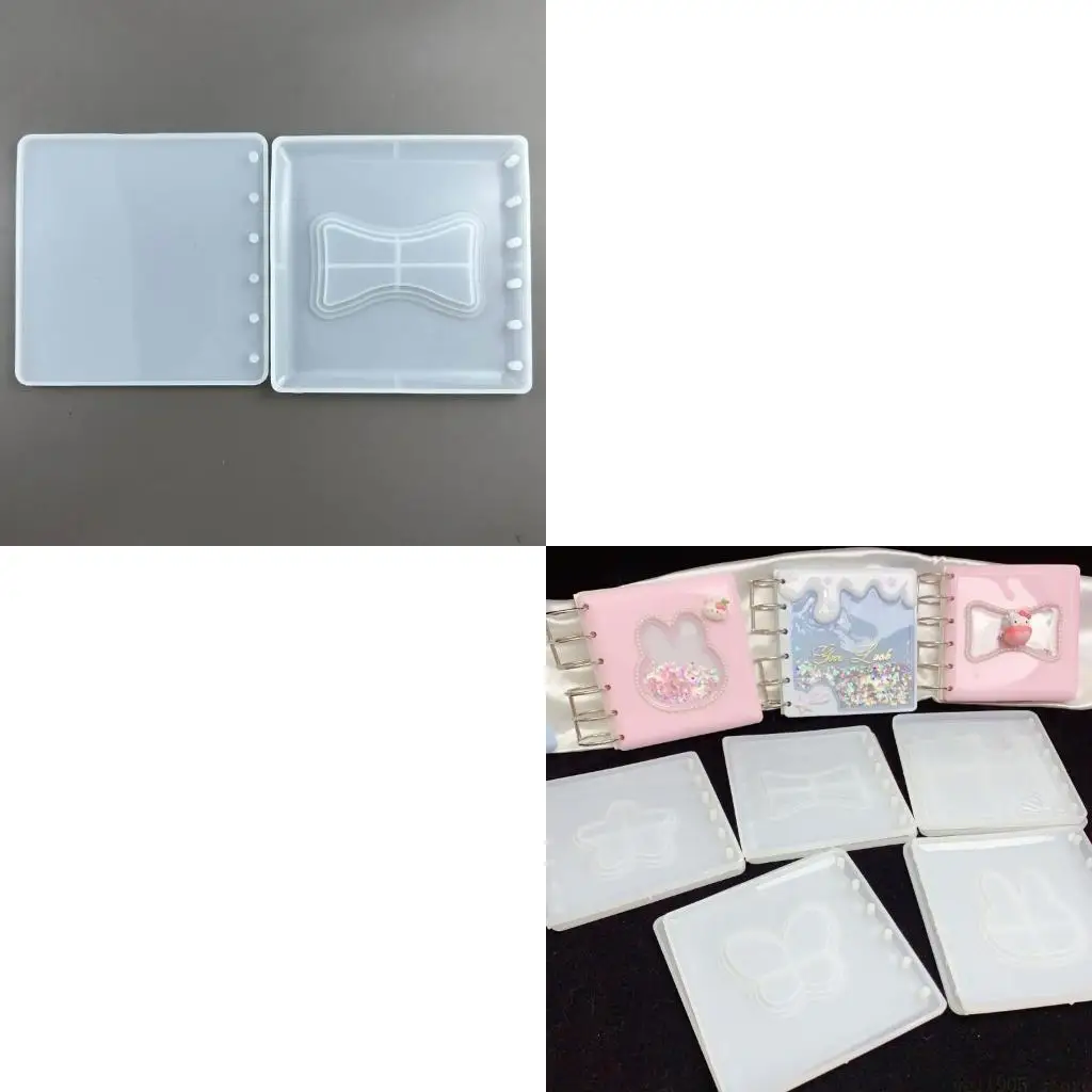 

D46E крышка ноутбука формы для литья из смолы DIY эпоксидная смола силиконовая форма для ноутбука