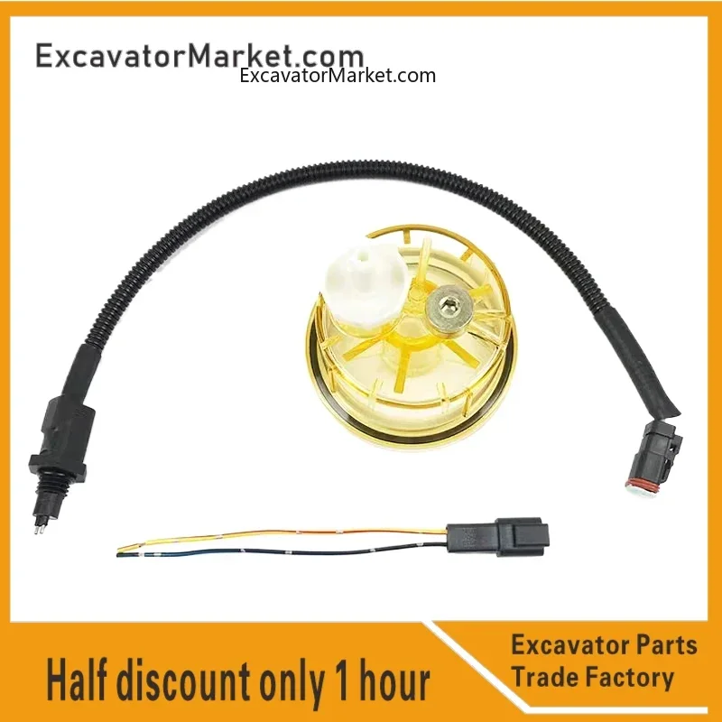 For Komatsu PC 200 bar 8 excavator accessories 220 oil-water separator water cup 240 sensor wire 210 High Quality