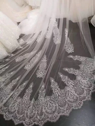 Romantic One-Layer Lace Wedding Veil New Arrive Bridal Veils with Metal Comb MM Wedding Accessories