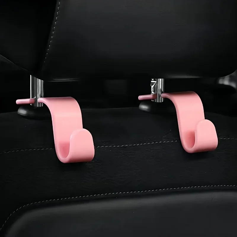 Universal Multi-color Car Seat Back Hook Portable Car Bag Purse Cloth Storage Hanger Holder Auto Interior Decoration Wholesale