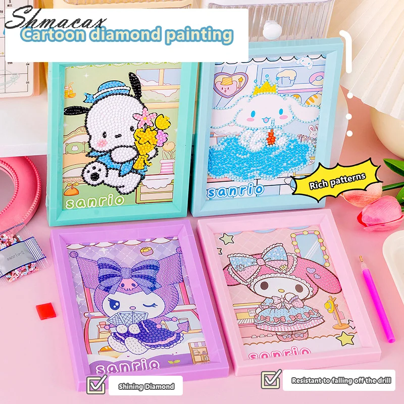 Frame Diamond Painting Cartoon Pattern DIY Material Pack Diamond Painting Diamond Painting