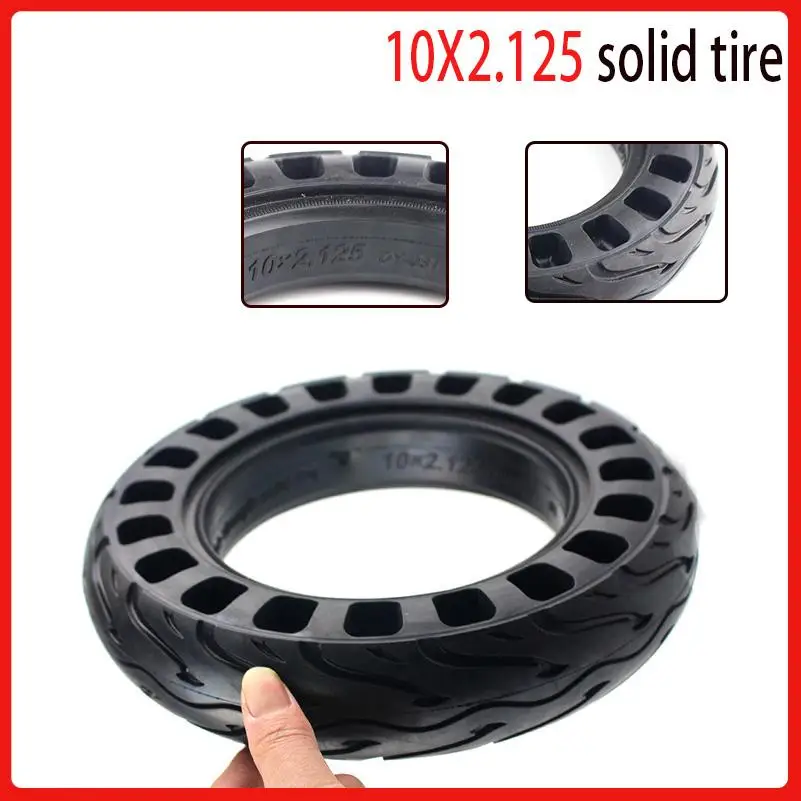 10 Zoll 10x2.125 Vollgummireifen 10*2.125 Wabenförmiger Pannensicherer Reifen für Smarte Elektrische Balancier-Scooter