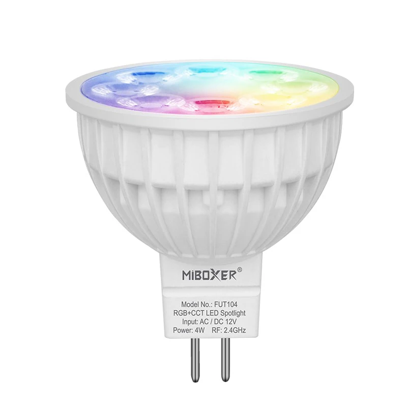 Miboxer 4W RGB CCT LED Spotlight FUT103 GU10 FUT104 MR16 2.4g Wifi Dimbare Plafond Led Gloeilamp voor thuis Decoratie