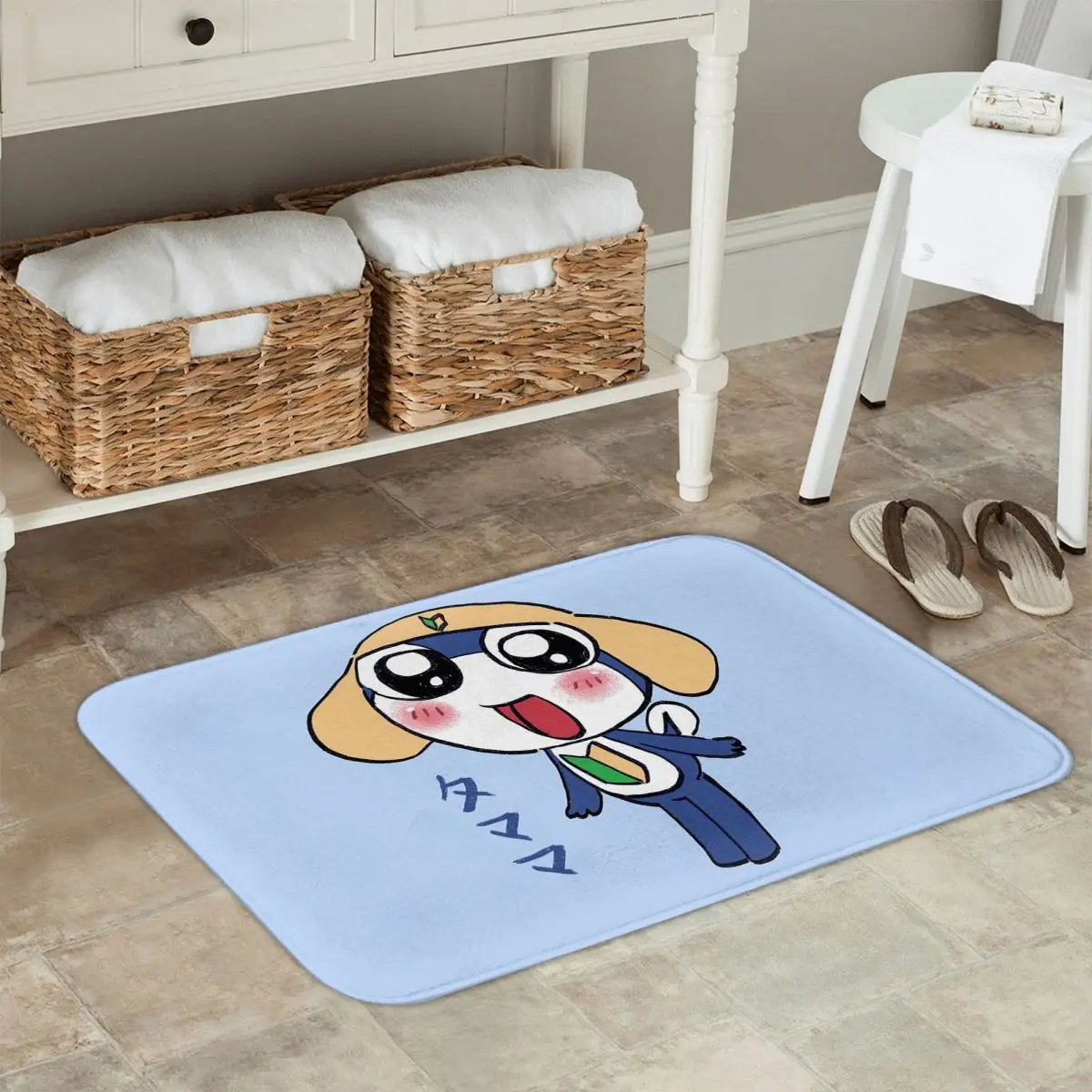 Tamama Sergeant Keroro Doormat Kitchen Entrance Home Floor Mat Non-slip Carpet Rug for Living room Footpad Mats