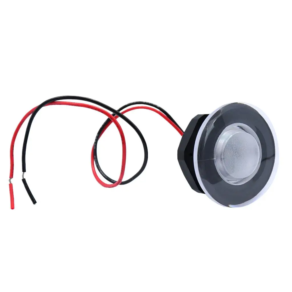 ミニ丸型LEDマリンライト防水デッキステップランプ（ボート、屋外階段、庭園通路用）