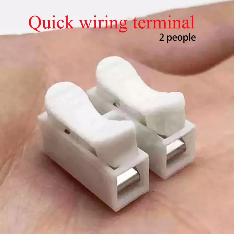 

1Piece Quick Connect Terminals Terminal Posts Quick Connectors Wire Connectors Press On Buckles For Installing LED Light Strips
