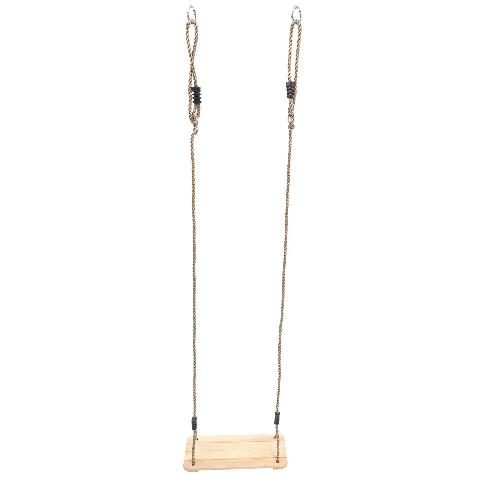 Balançoire en bois de pin pour enfants, balançoire suspendue robuste pour l'extérieur et l'intérieur, aire de jeux pour enfants pour jardin, cour, véranda, parc, balançoire d'arbre