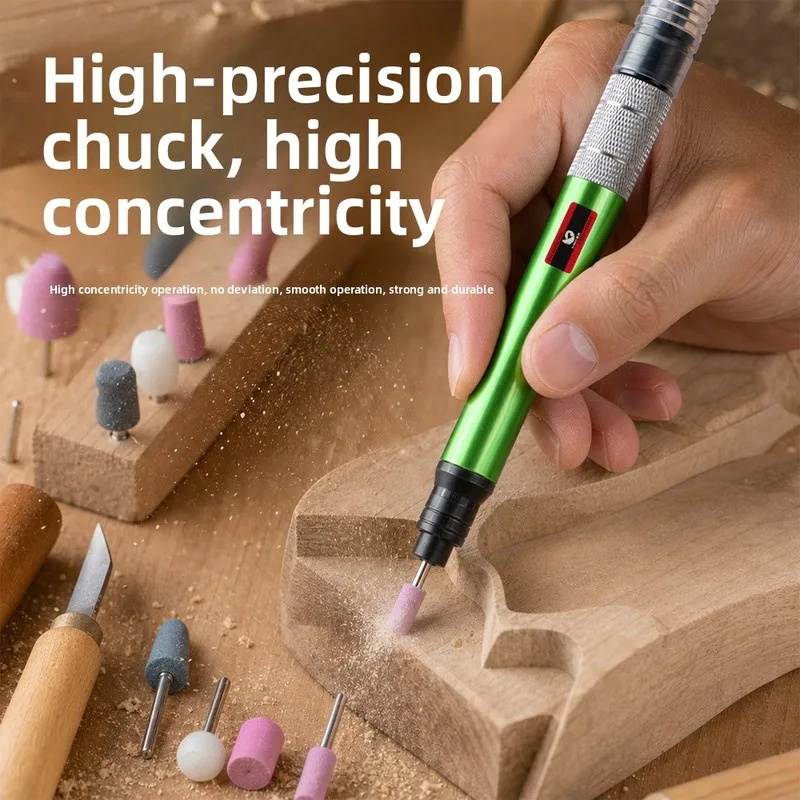 Pneumatic Grinding Pen, Pneumatic Polishing Machine, Small Engraving Pen, Pneumatic Polishing Machine, Carving Machine Set, Tire