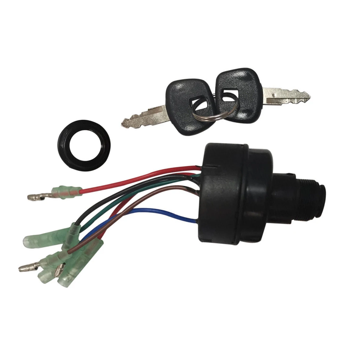 

Outboard Boat Engine Ignition Main Key Switch 8HP-115HP Fit for Nissan Tohatsu 353760203M 385760201M