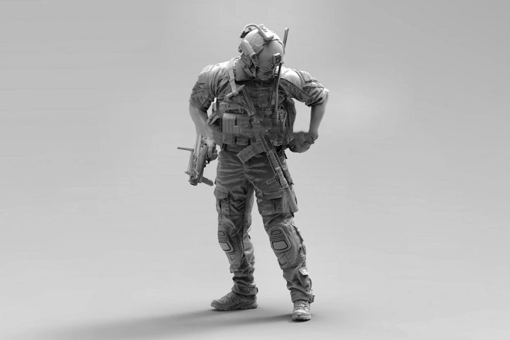 

1/35 Resin Model Figure GK，Unassembled and unpainted kit