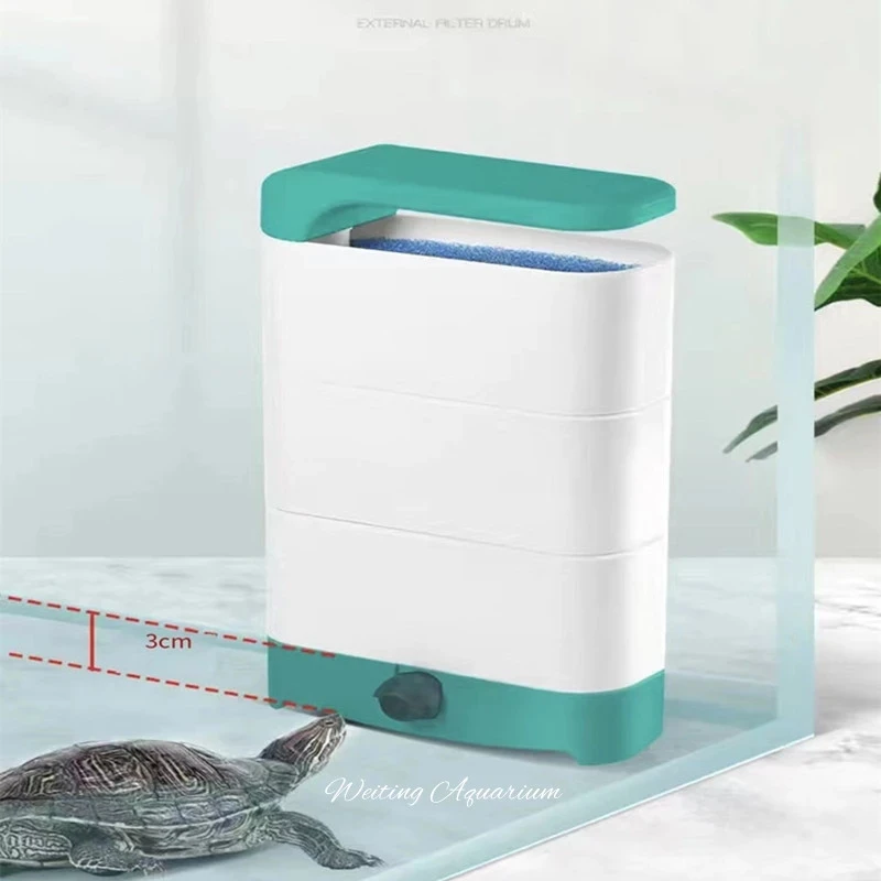 

Fish tank low water level filter pump turtle tank filter three-in-one filter purified water circulation aquarium accessories220V