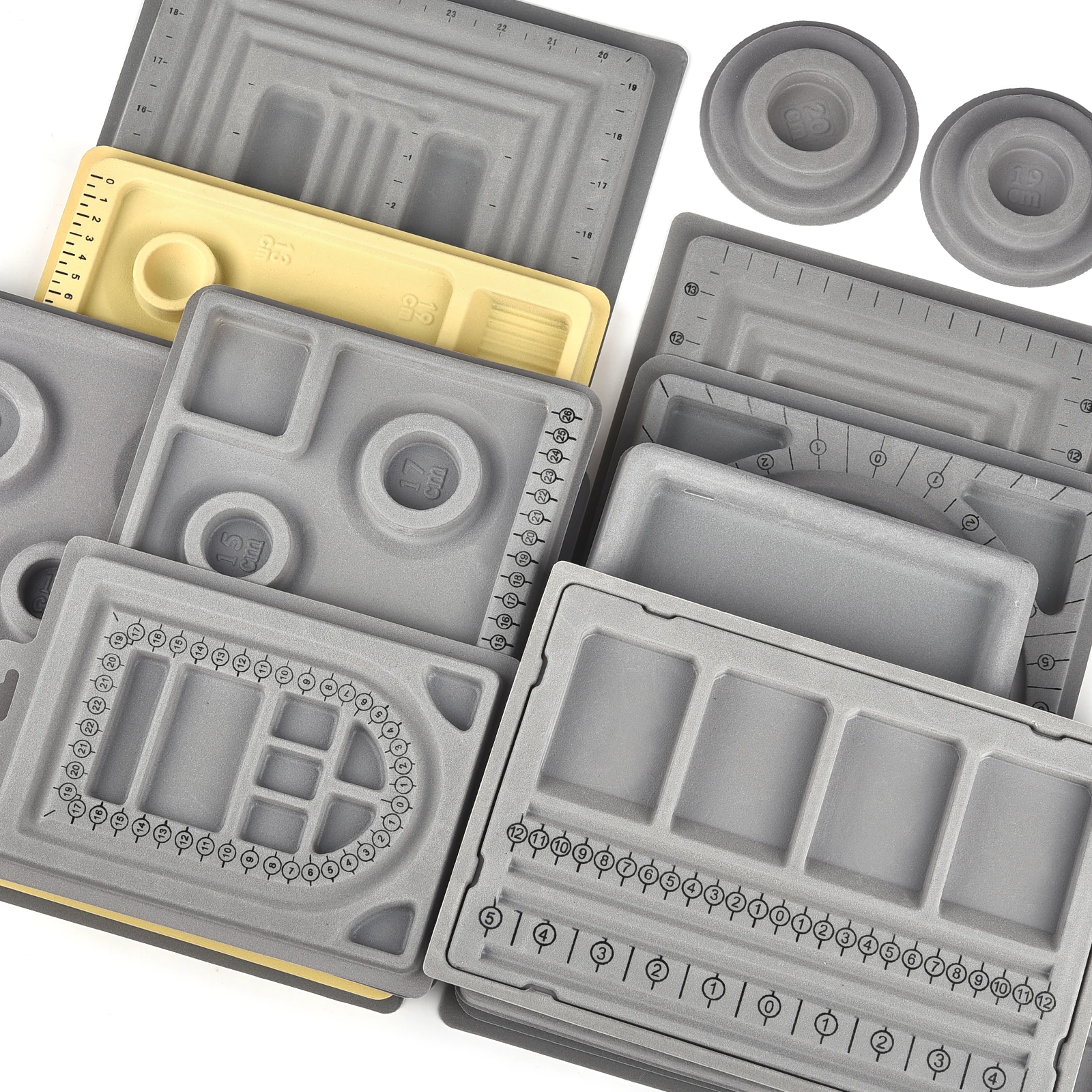 لوح حبة متدفقون لصنع المجوهرات ، سوار ، قلادة ، منظم الديكور ، صينية فنية ، أداة قياس تصميم ، إكسسوارات تصنعها بنفسك