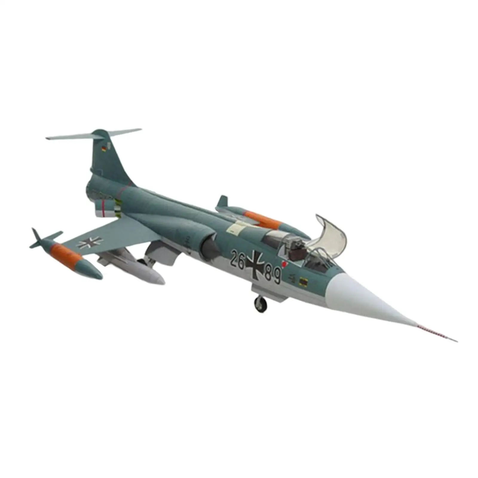 1:33 Scale Aircraft Model 3D Puzzle Assembly Kit for Collectors , Green, 50x19x12cm