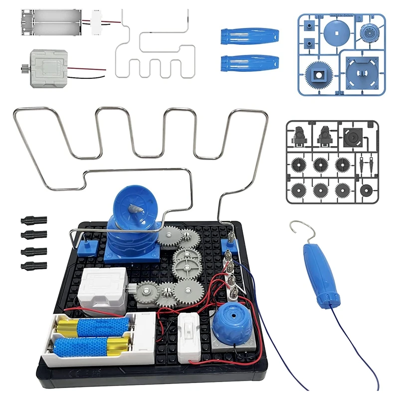 STEM Toys, Exploration Kit For Circuit And Gear Principles,Electronics Building Kit