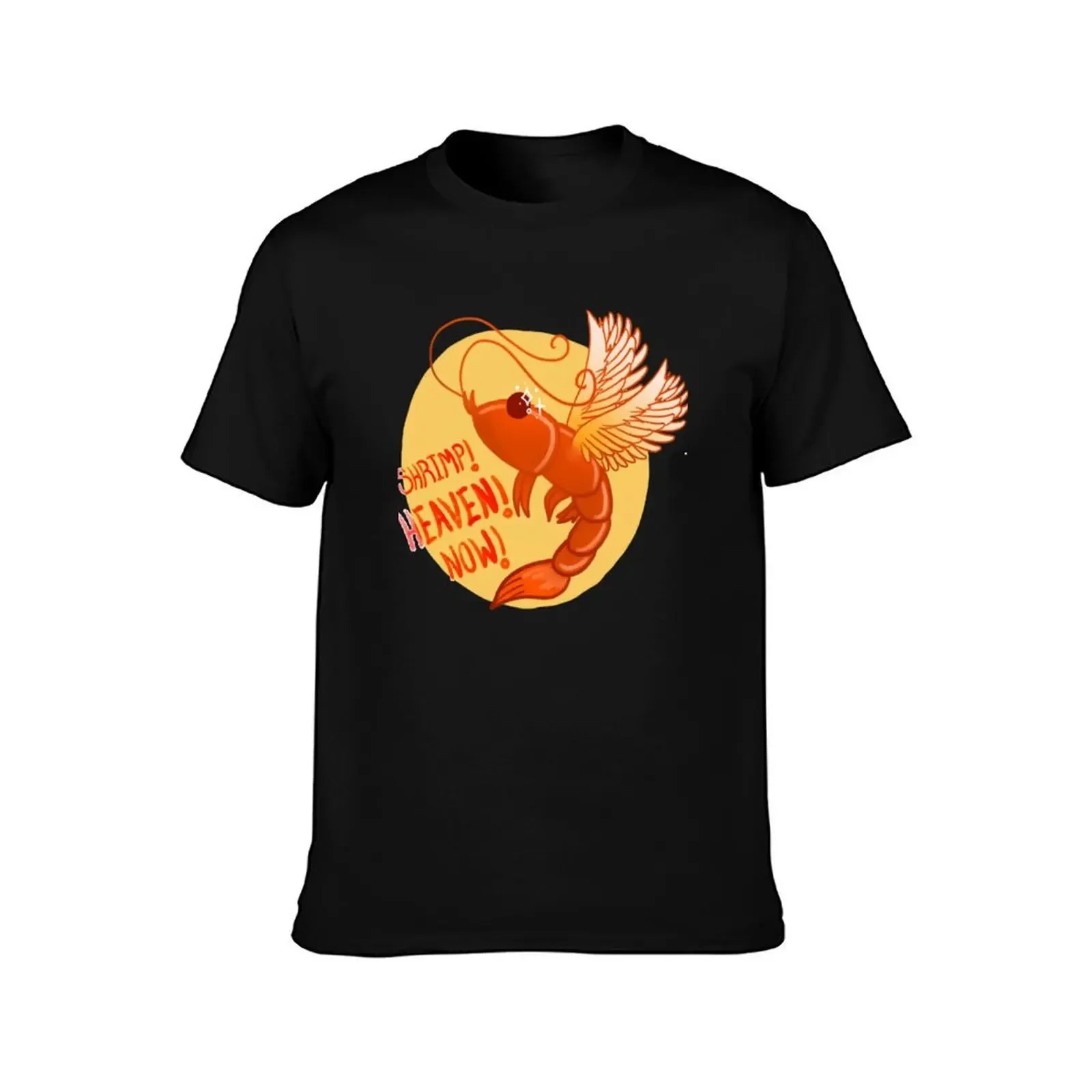 Shrimp Heaven Now T-Shirt graphic t shirt vintage man t shirt cute clothes anime t shirts tshirts for men