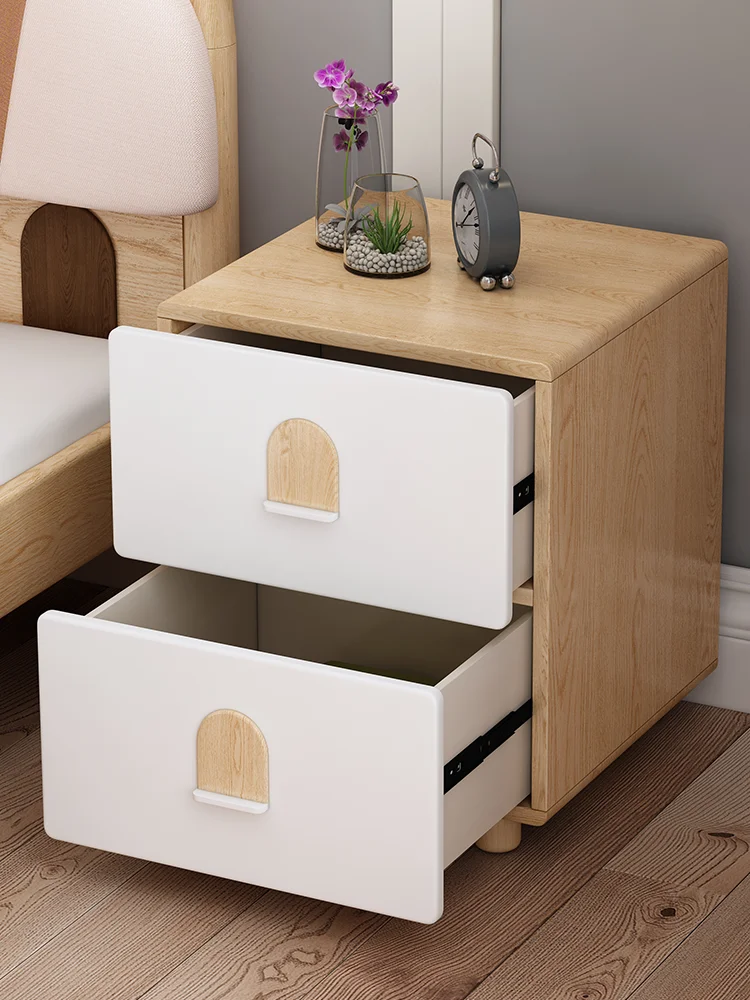 Nordic bedside table, bedside table storage cabinet, children\'s room, bedroom, minimalist