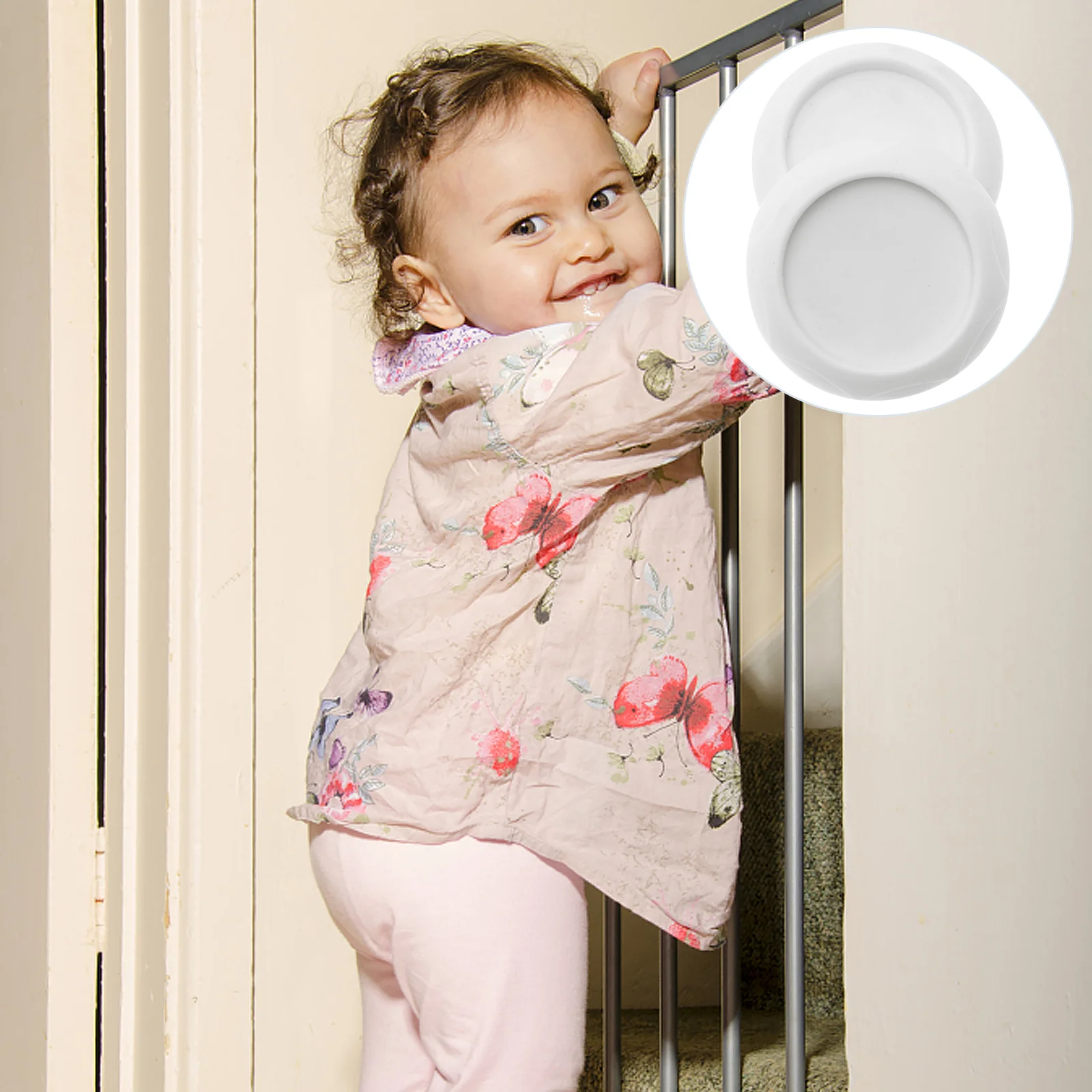 2 Pcs Wall Protector Gates for Baby Indoor Cups Savers Halloween App Safety Pad Bumpers