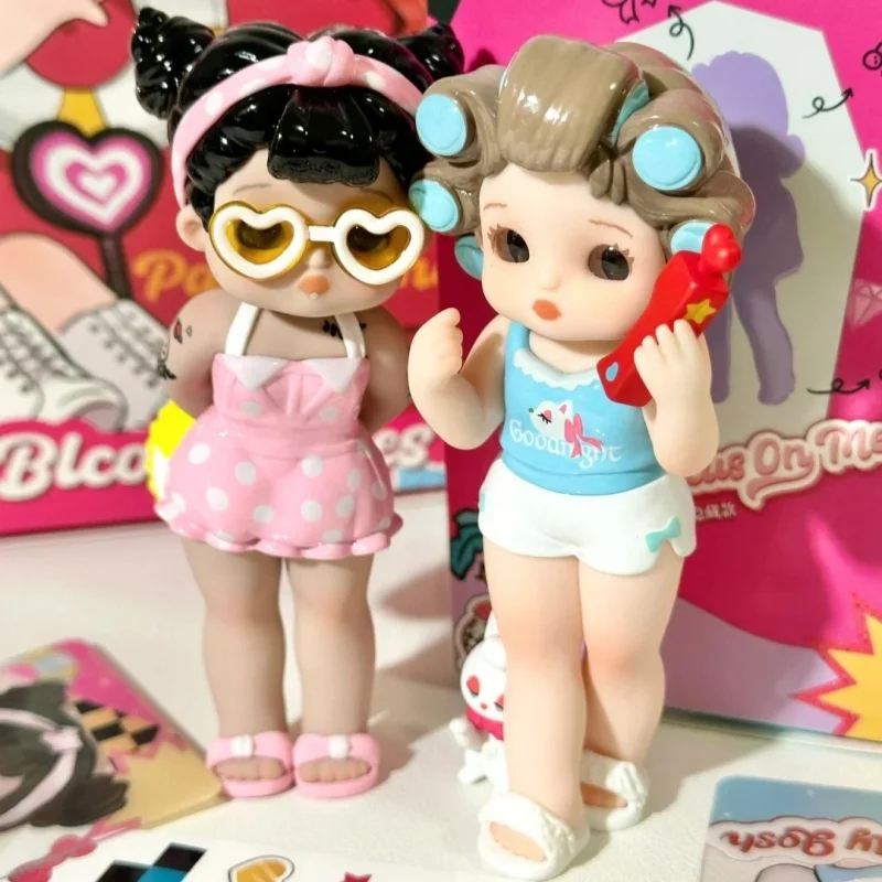 Neue Ramy Spicy Girls Block Serie Blind Box Kawaii Cartoon Mode Mädchen Desktop Dekoration Mystery Box Sammlung Modell Spielzeug Geschenk
