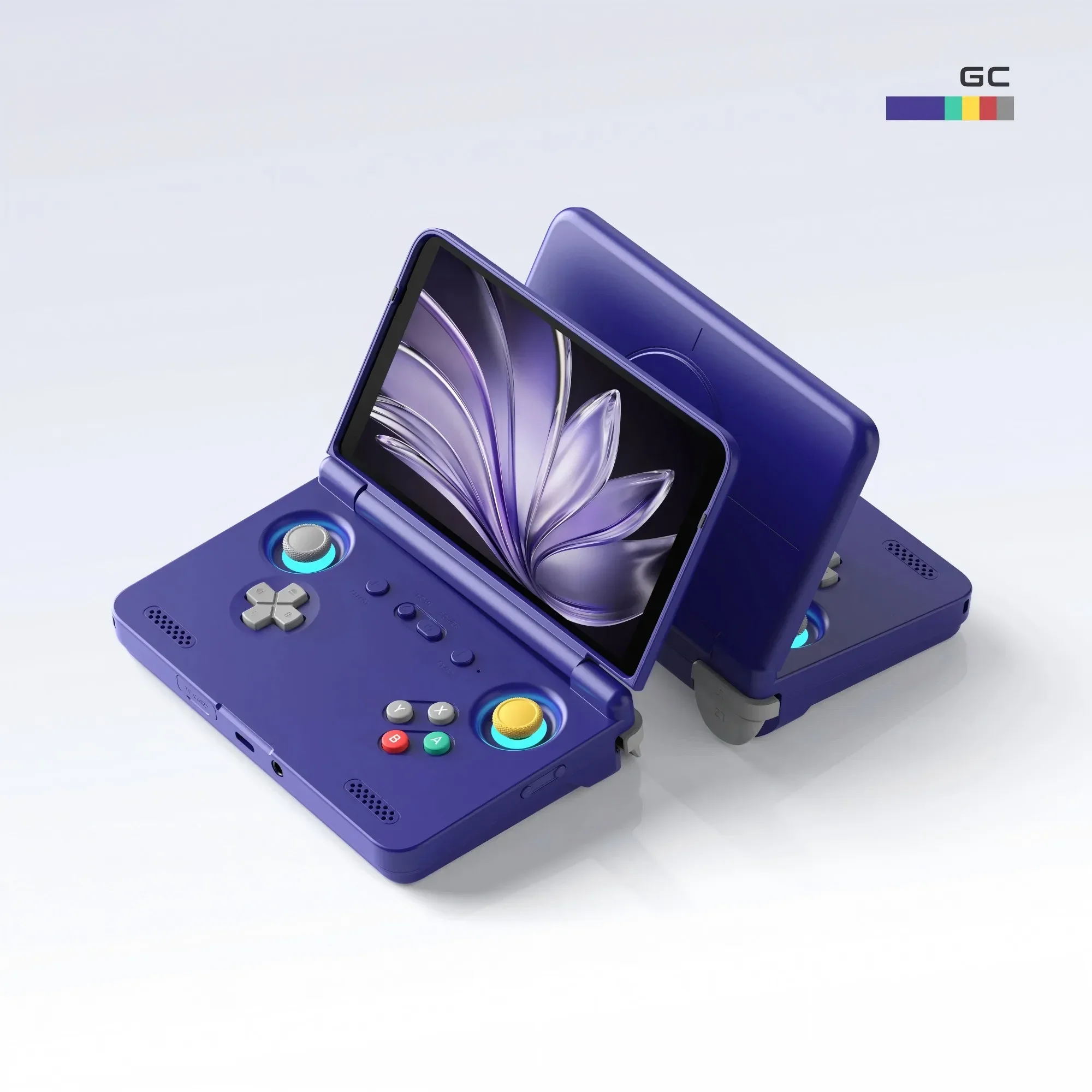 Retroid Pocket Flip2 Handheld Game Console 5.5 '' AMOLED Scherm Video-uitgang MTK Snapdragon Processor Fans Koeling Snel Opladen