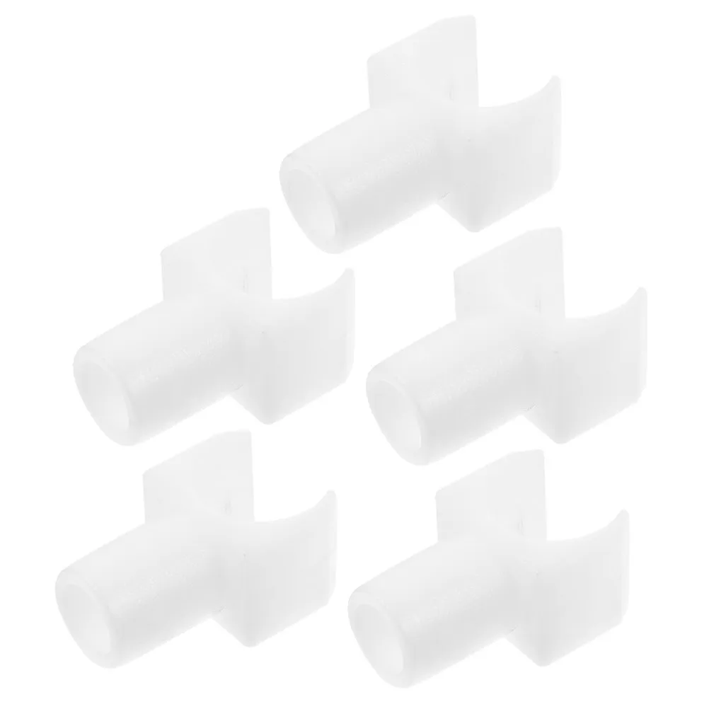5 blocs coulissants pour fauteuil roulant, guides courts et longs, pièces de rechange durables pour chaises, rails, pieds de meubles, accessoires