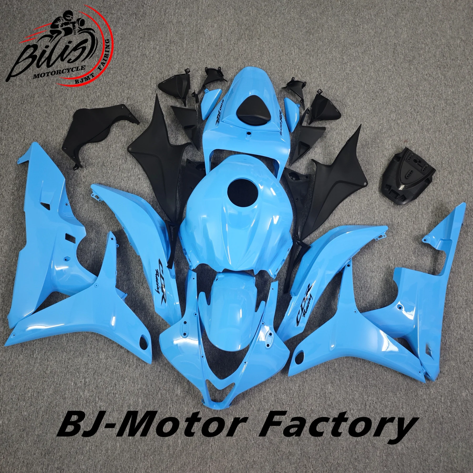 

Motorcycle Fairings Kit for HONDA CBR600RR F5 2007 2008 CBR 600RR 07 08 CBR600 Injection Silver Black Fairing Bodywork Set
