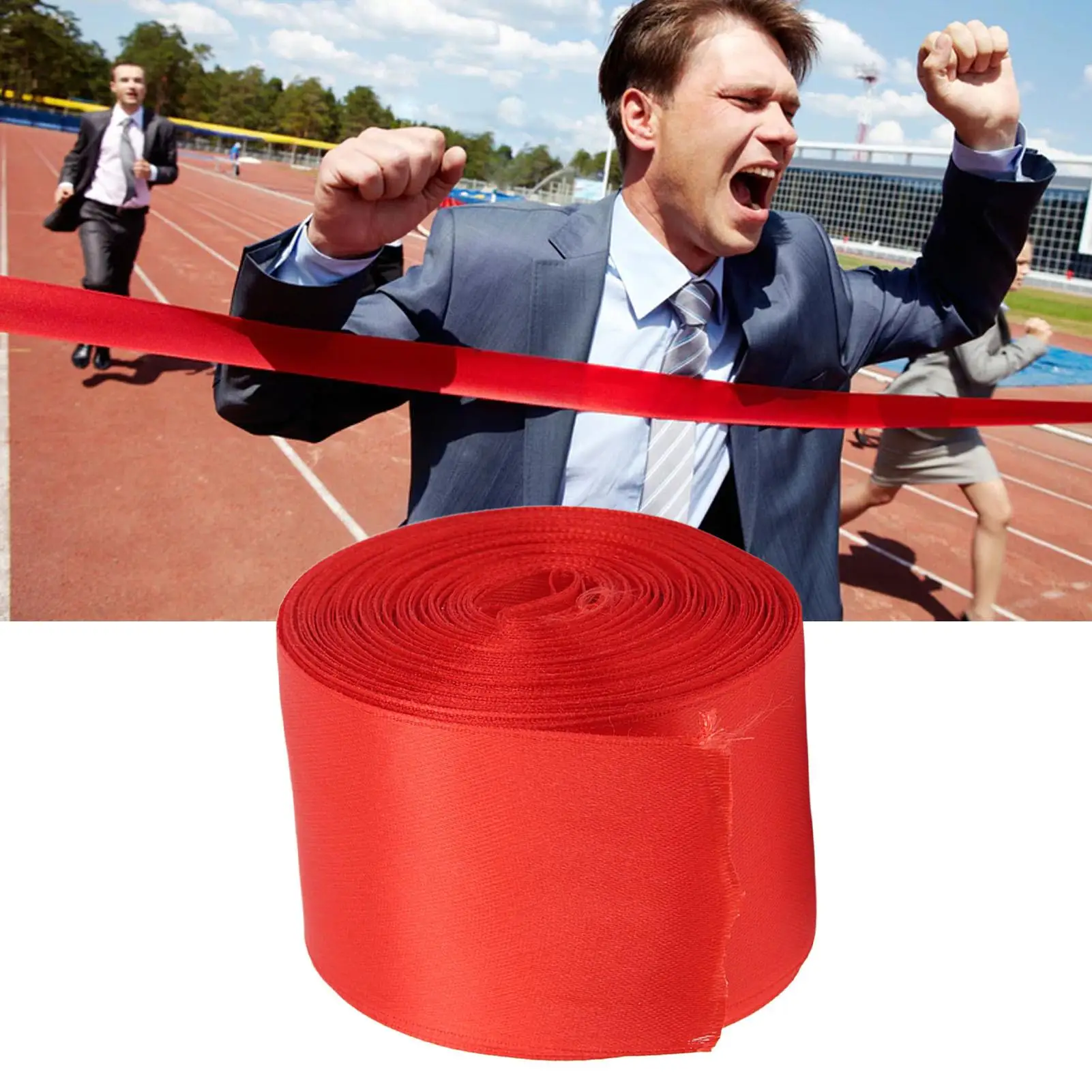 Lightweight 20m Sprint Finish Line - High Strength, Easy to Use, Multi-Purpose for school Events & Races