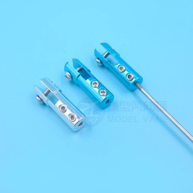 Aluminum Alloy 2mm Positioning Steering Chuck M2 Servp Link Rod Pull Rod Chuck for Gasoline/Electric Boat