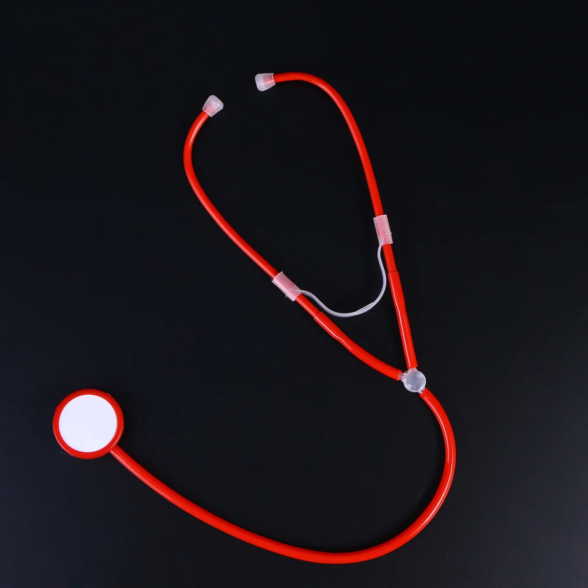 

3 шт. стетоскоп косплей Хэллоуин ролевые игры реквизит аксессуары для костюмов товары для вечеринок красный прочный пластиковый стетоскоп косплей