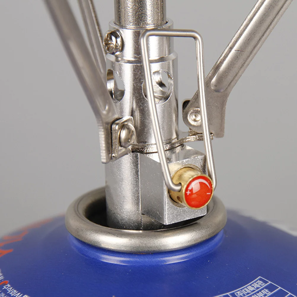 

1Pcs Mini Stove Pocket Stainless Steel Camping Stove Gas Burner Survival Picnic Cooking Cooker