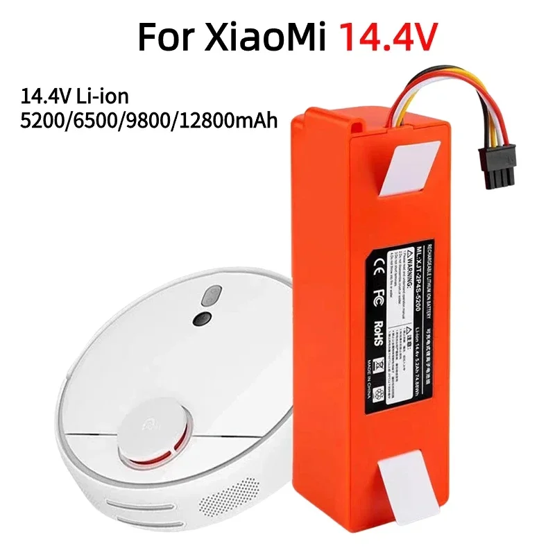 

Replacement Battery for XIAOMI 1S 1ST Roborock SDJQR01RR Sweeping Mopping Robot Vacuum Cleaner 12800mAh