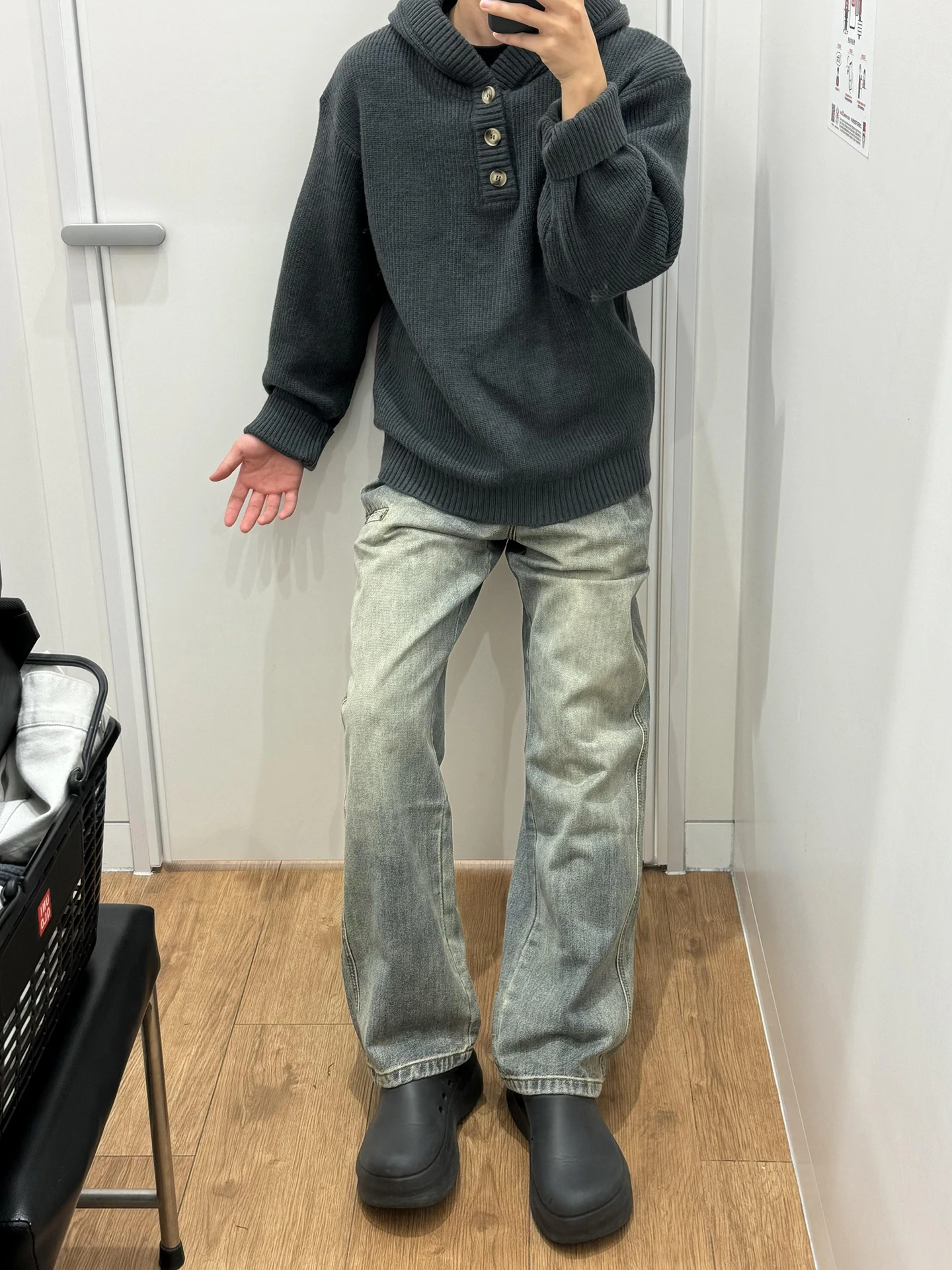 

Мужская толстовка в американском ретро-стиле с пуговицами, осенняя, премиум-класса, свободного кроя, из плотного трикотажа, молодежная, повседневная, с длинными рукавами