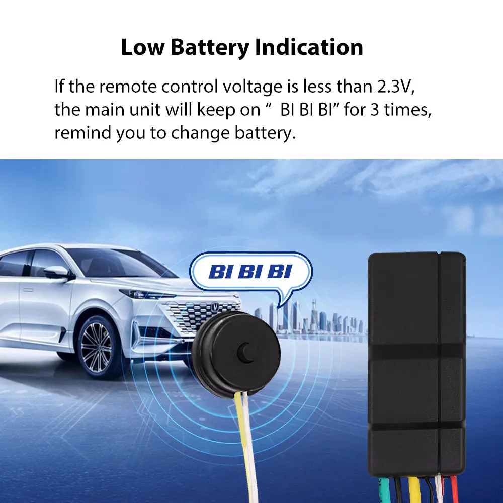 New Car Immobilizer 2.4G Wireless Anti-Hijacking Engine Lock Car Alarm System Intelligent Circuit Cut Off Device Smart RFID Key