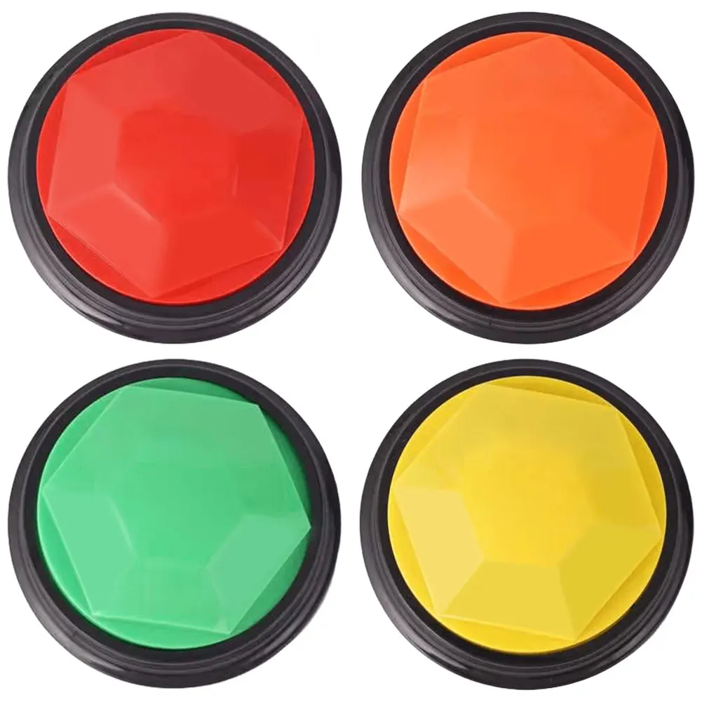 أزرار تدريب الكلاب، ألعاب تفاعلية للحيوانات الأليفة قابلة للتسجيل، زر ناطق للكلاب المحمول لتوصيل الحيوانات الأليفة #3